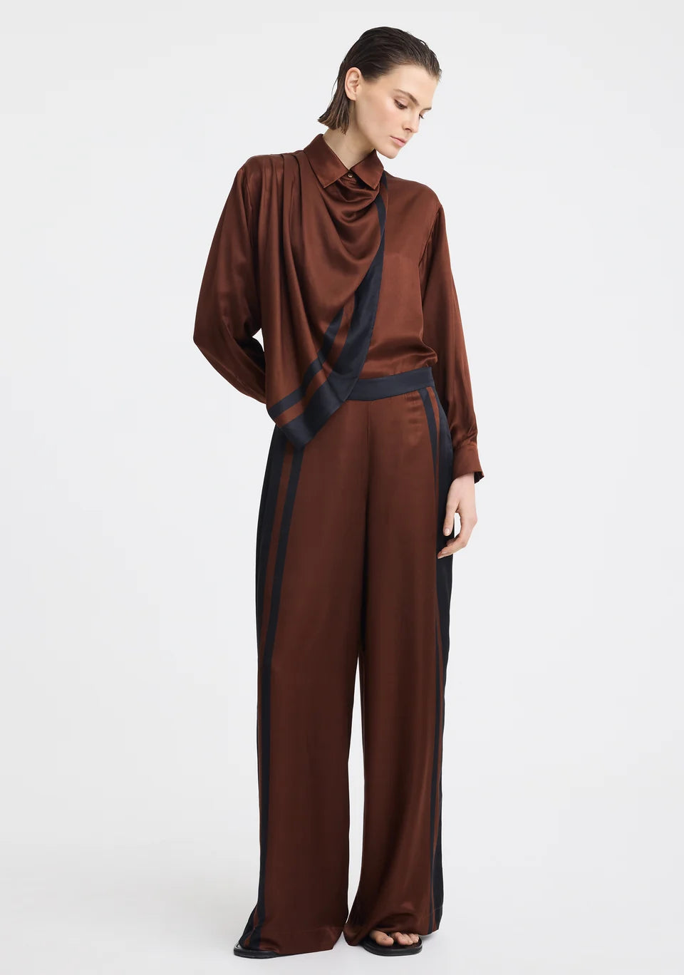 Audrina Scarf Shirt