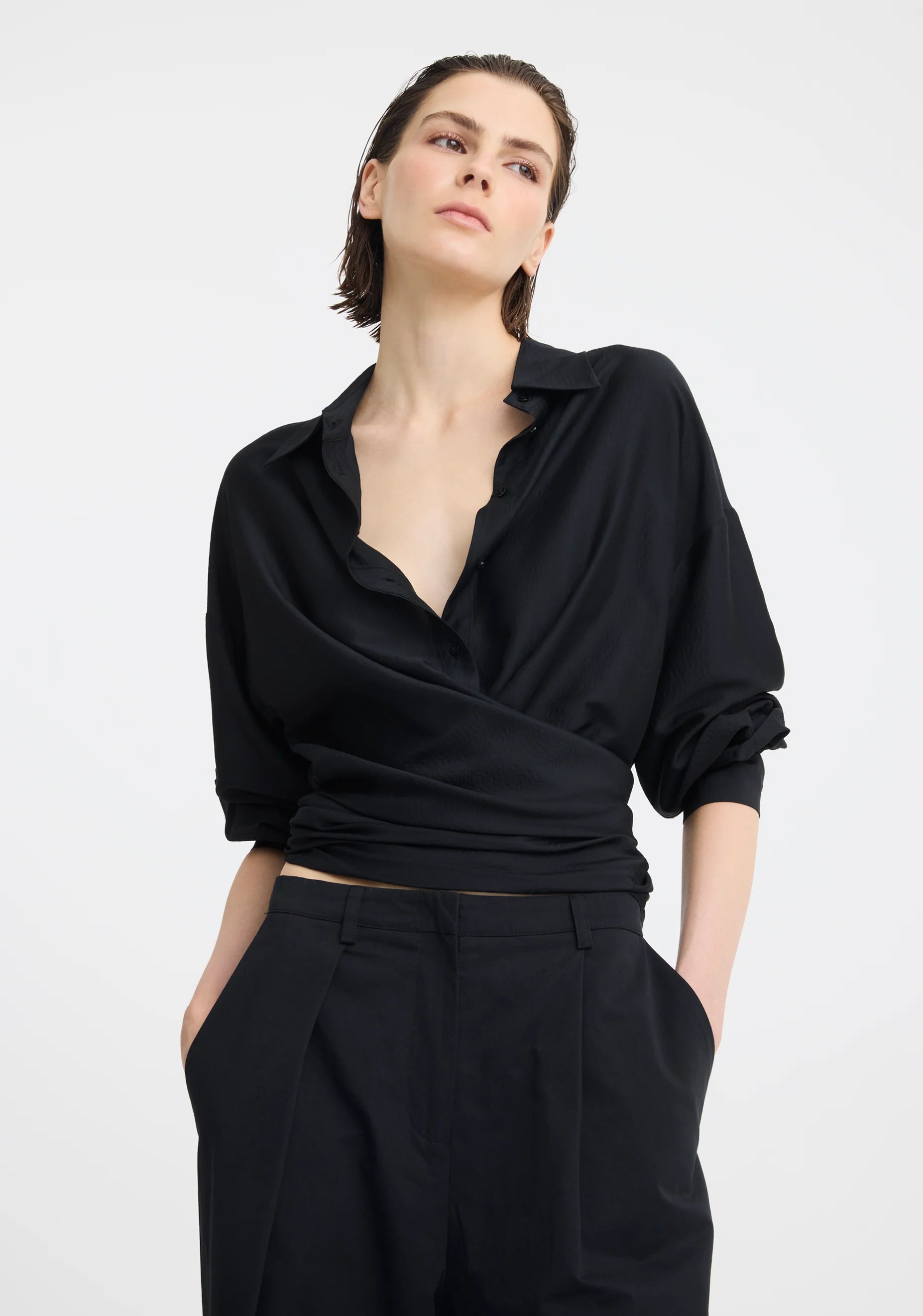 Celine Wrap Shirt