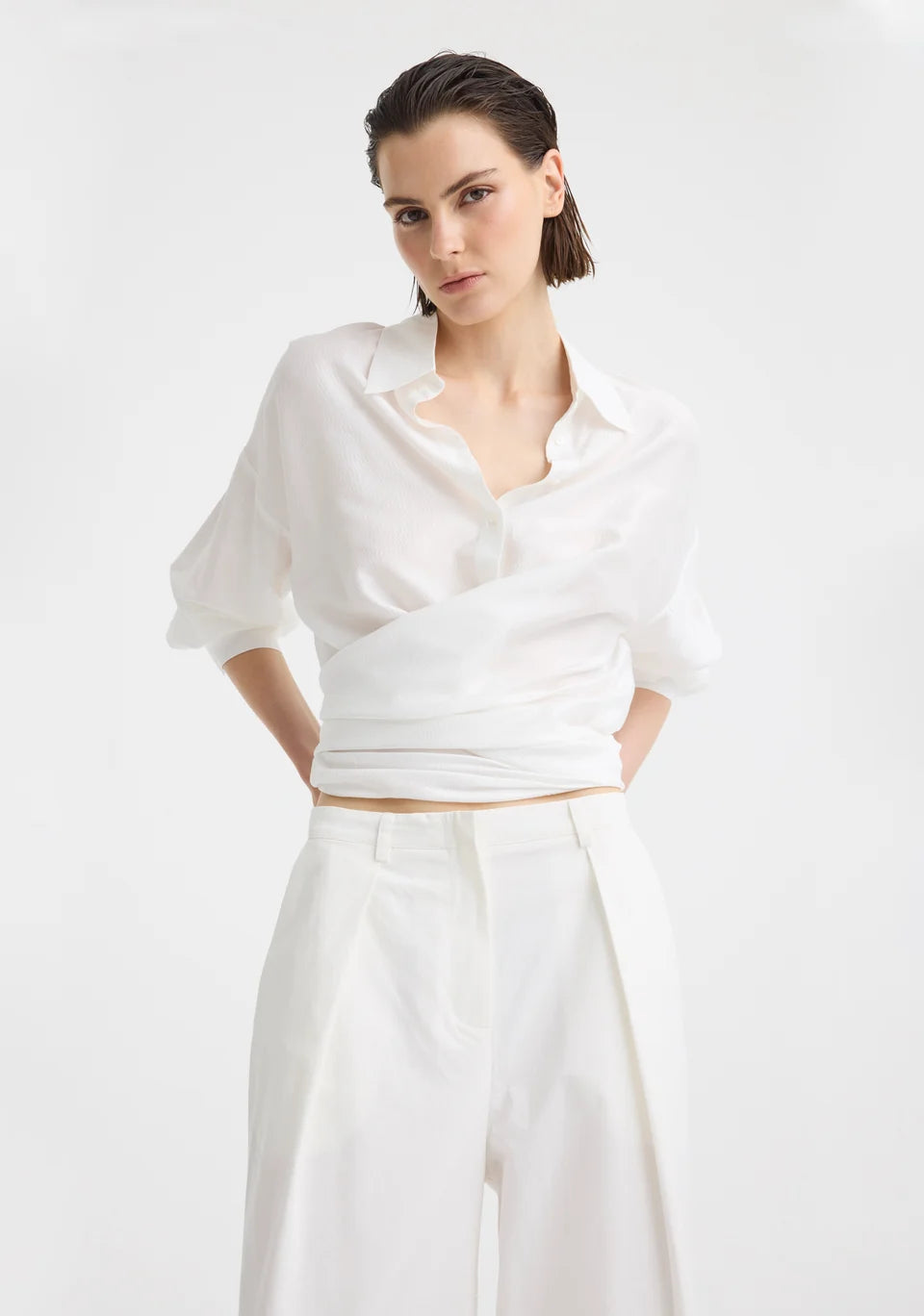 Celine Wrap Shirt