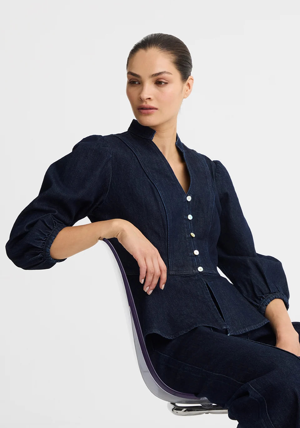 Hewitt Denim Top