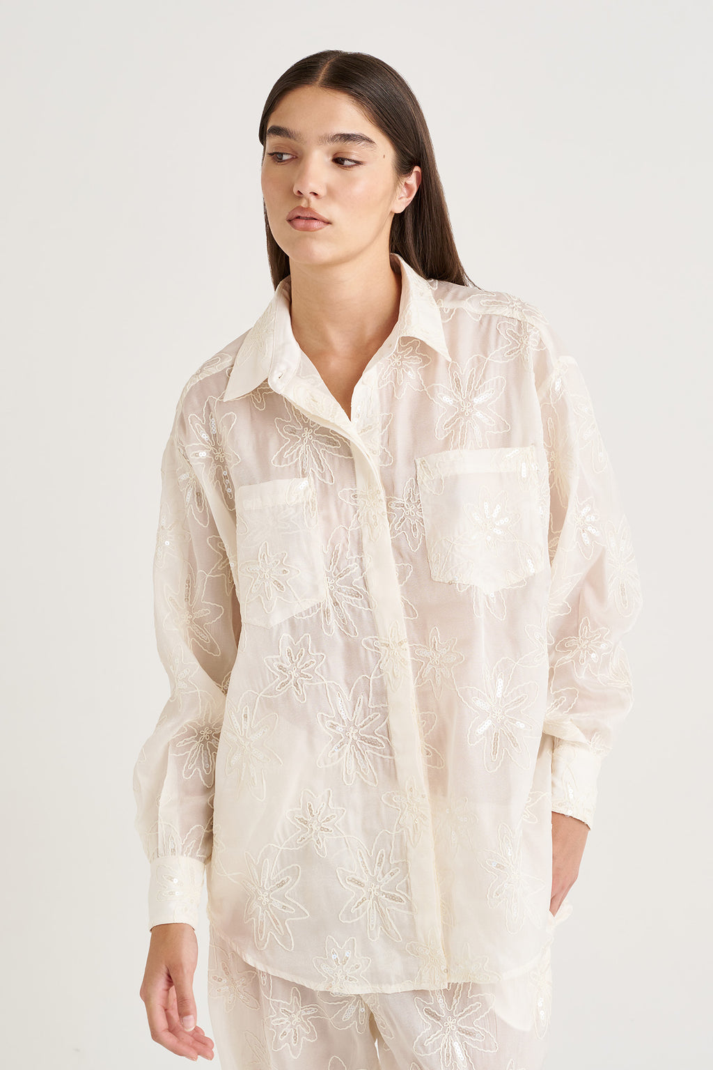Starry Sheer LS Shirt