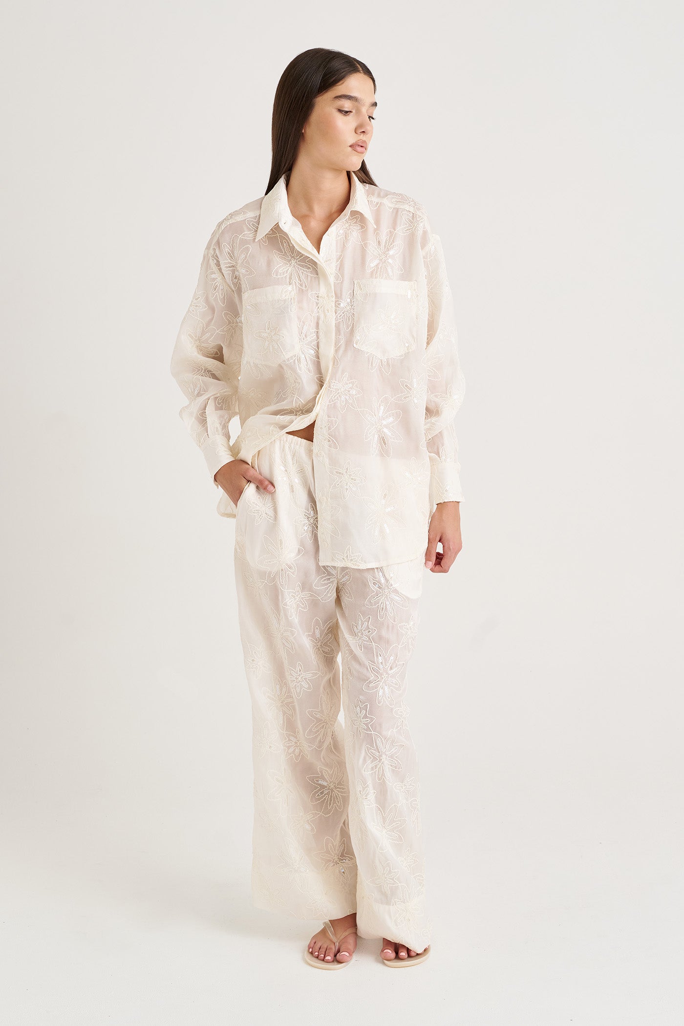 Starry Sheer Weekend Pant