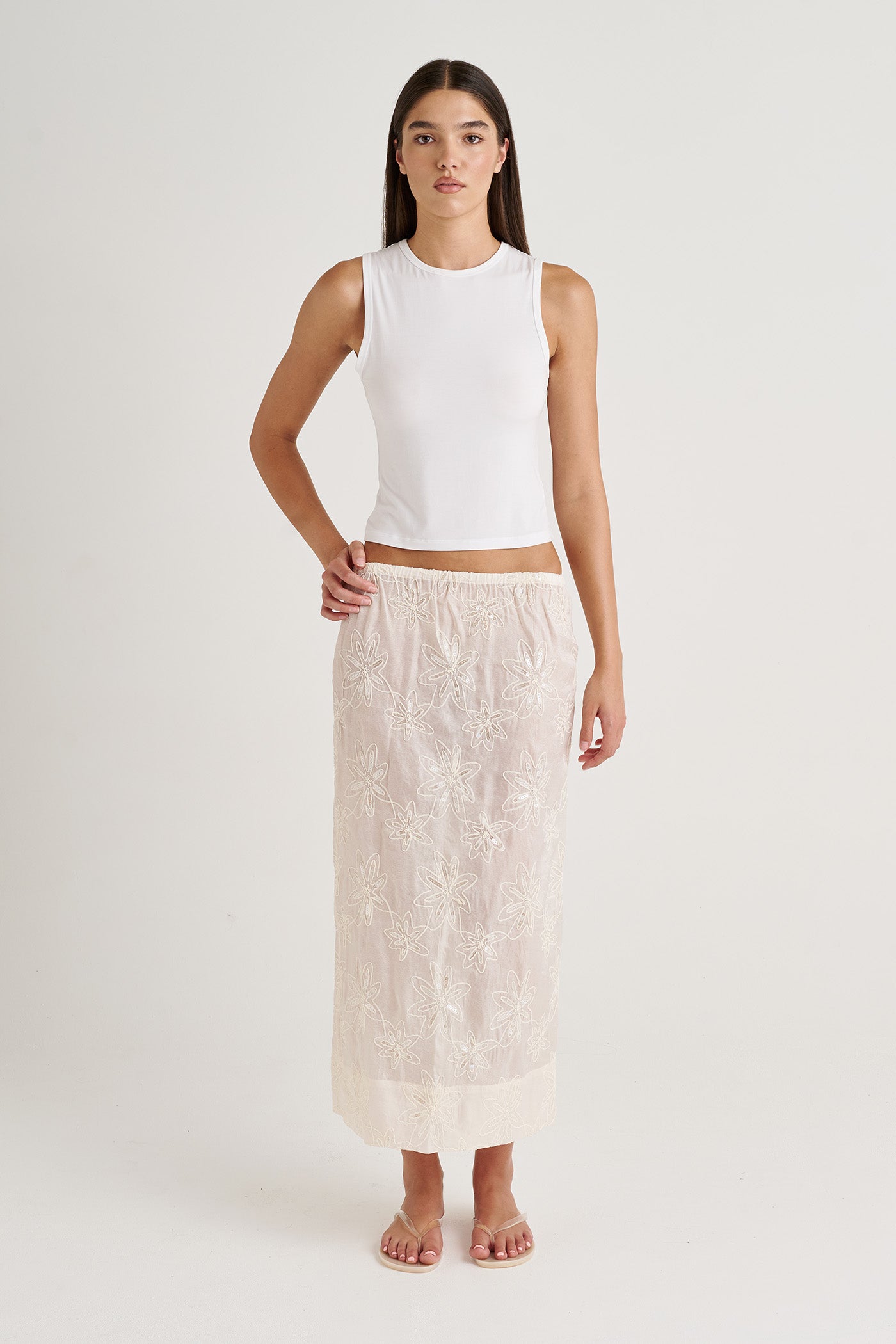 Starry Sheer Skirt