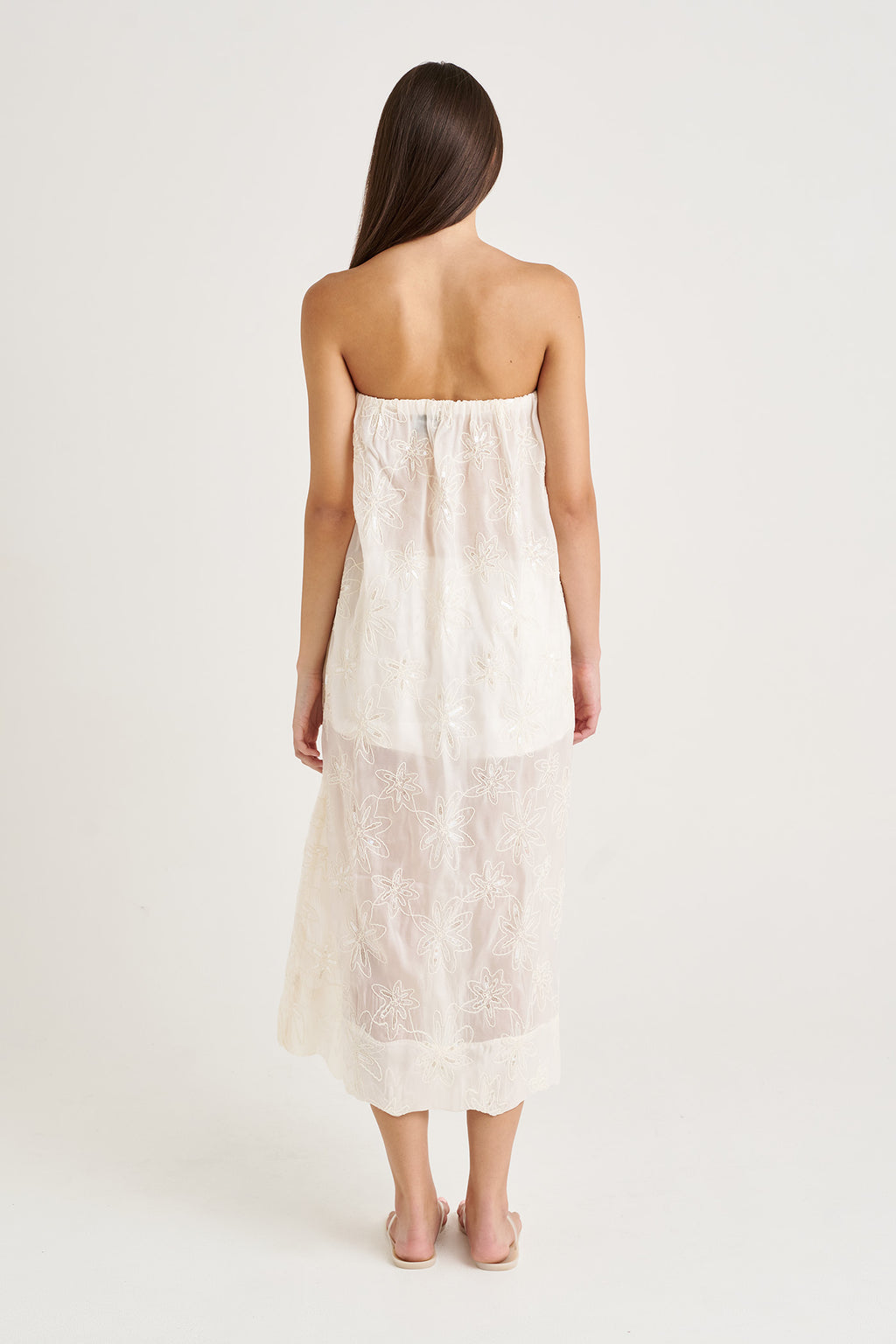 Starry Sheer Maxi Dress
