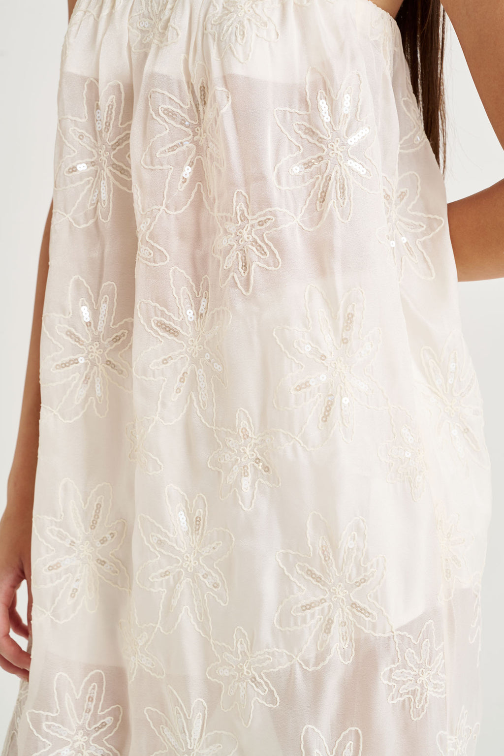 Starry Sheer Maxi Dress