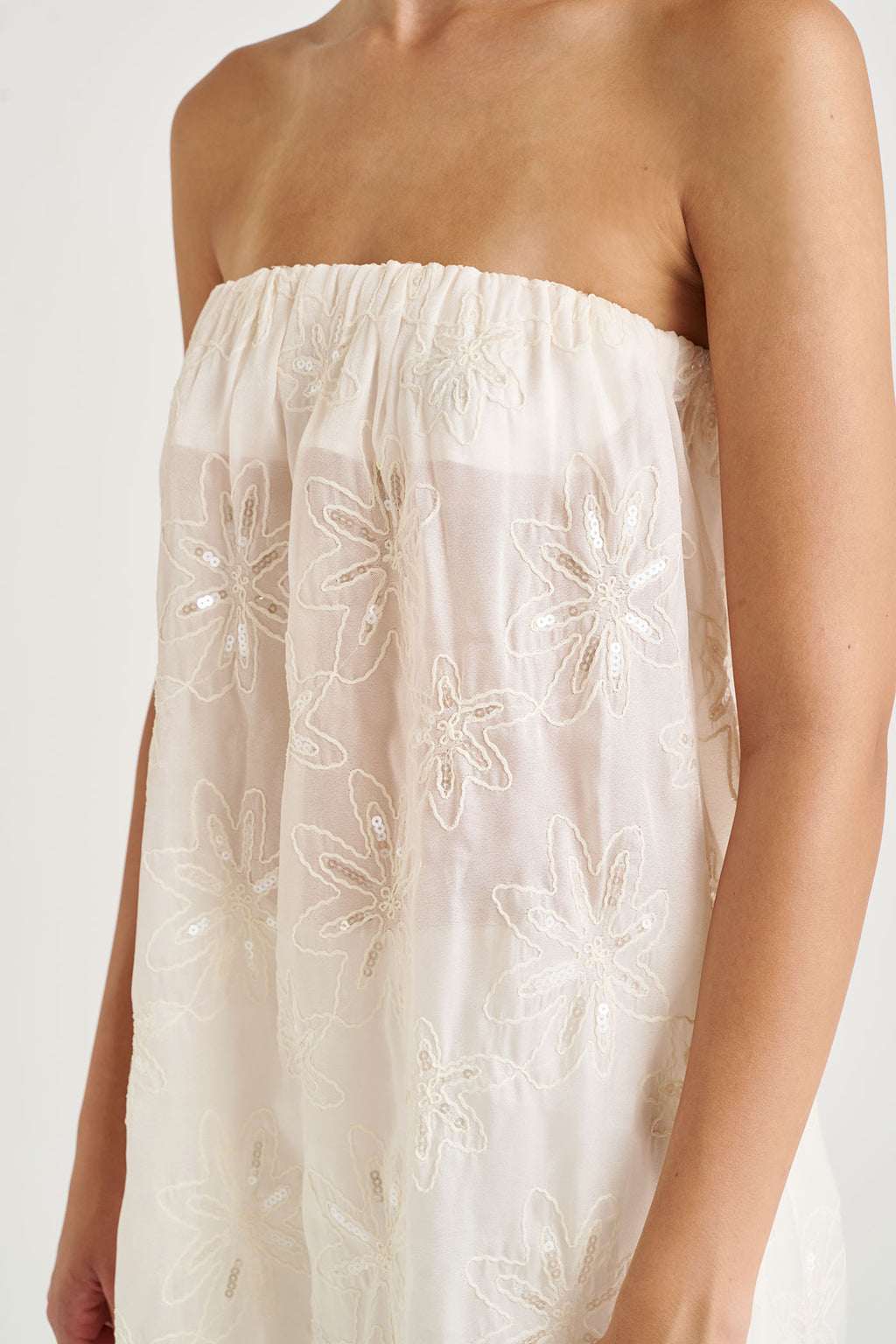 Starry Sheer Maxi Dress