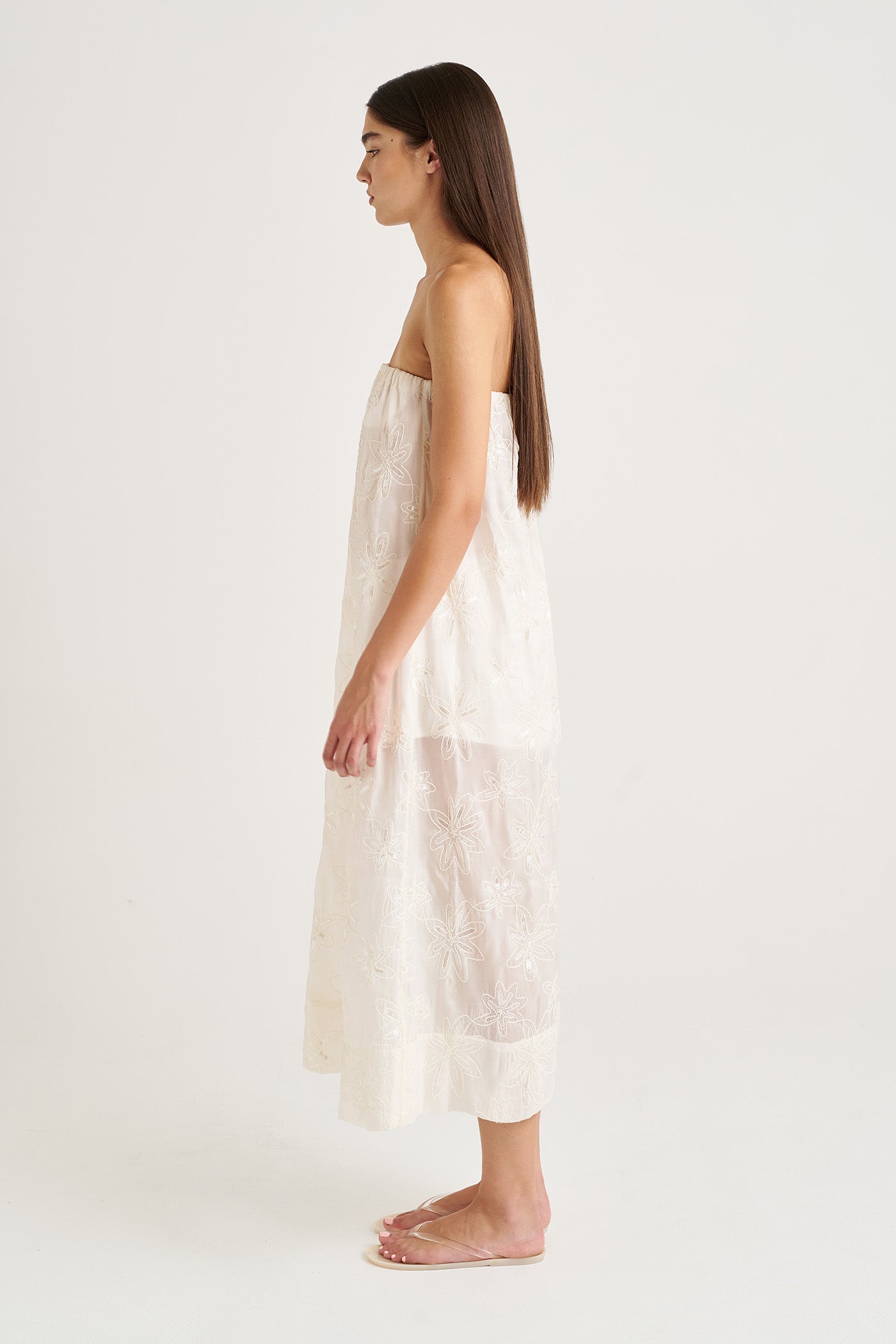 Starry Sheer Maxi Dress