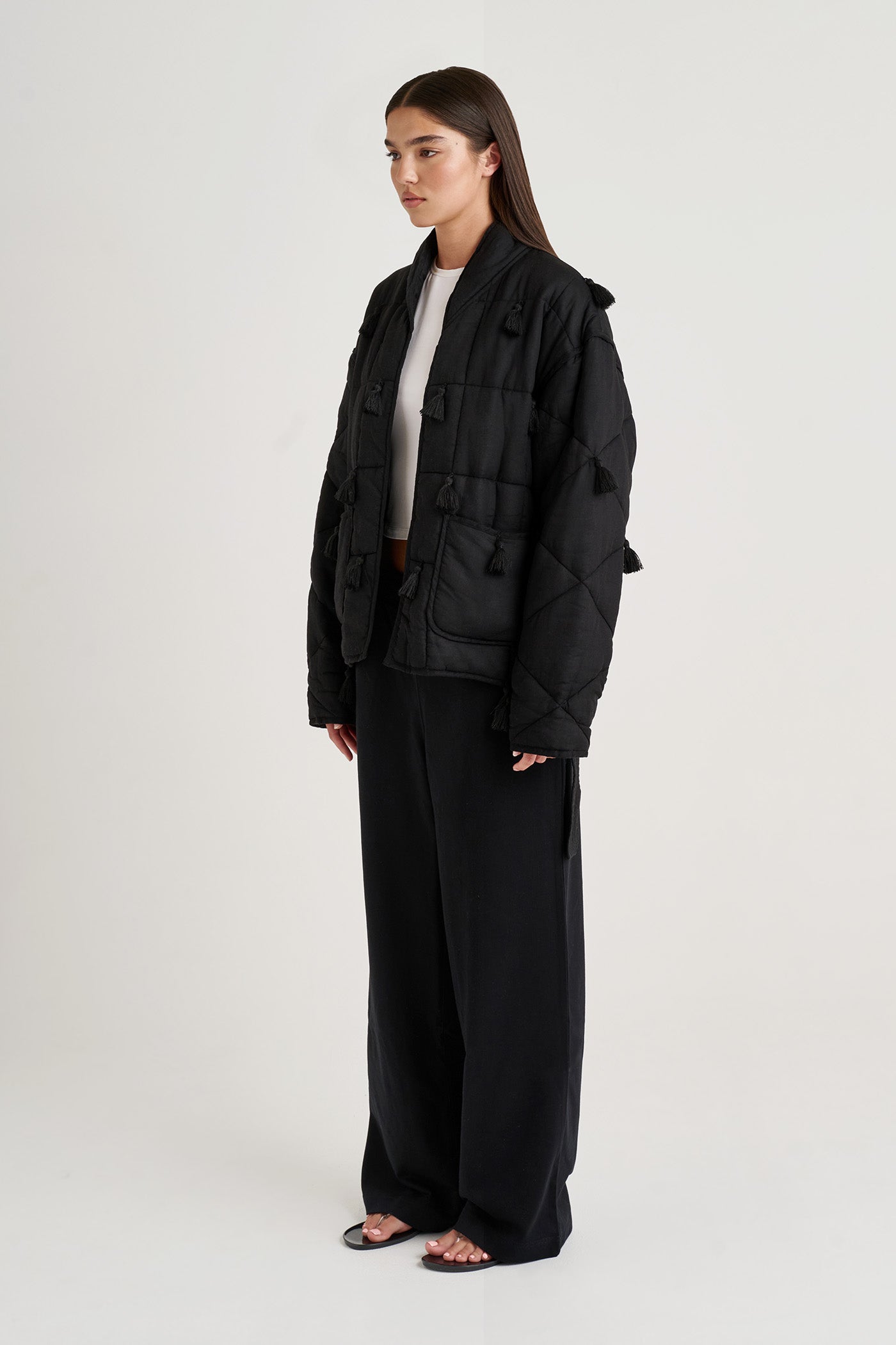 Dromen Tassel Quilted Jacket