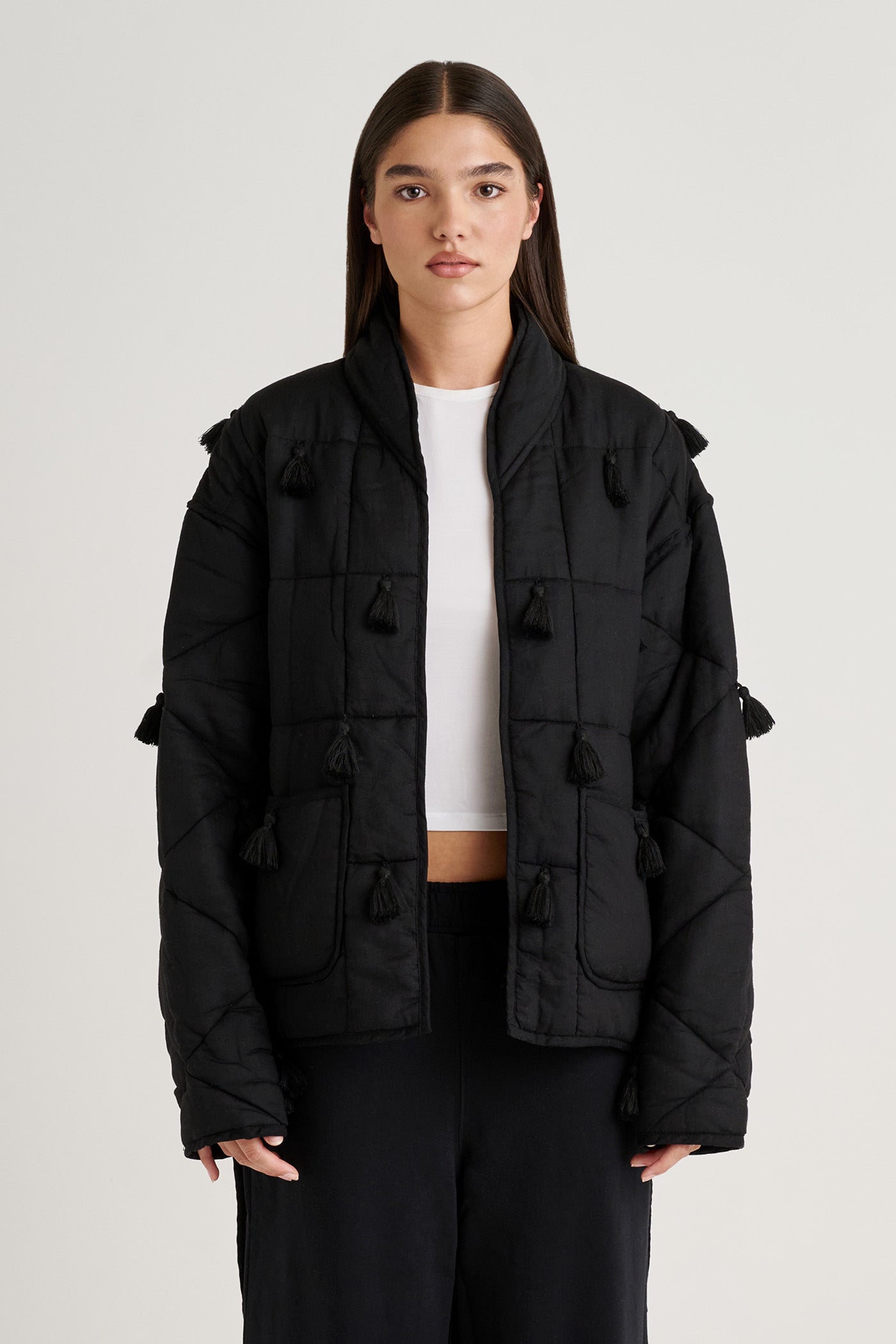 Dromen Tassel Quilted Jacket