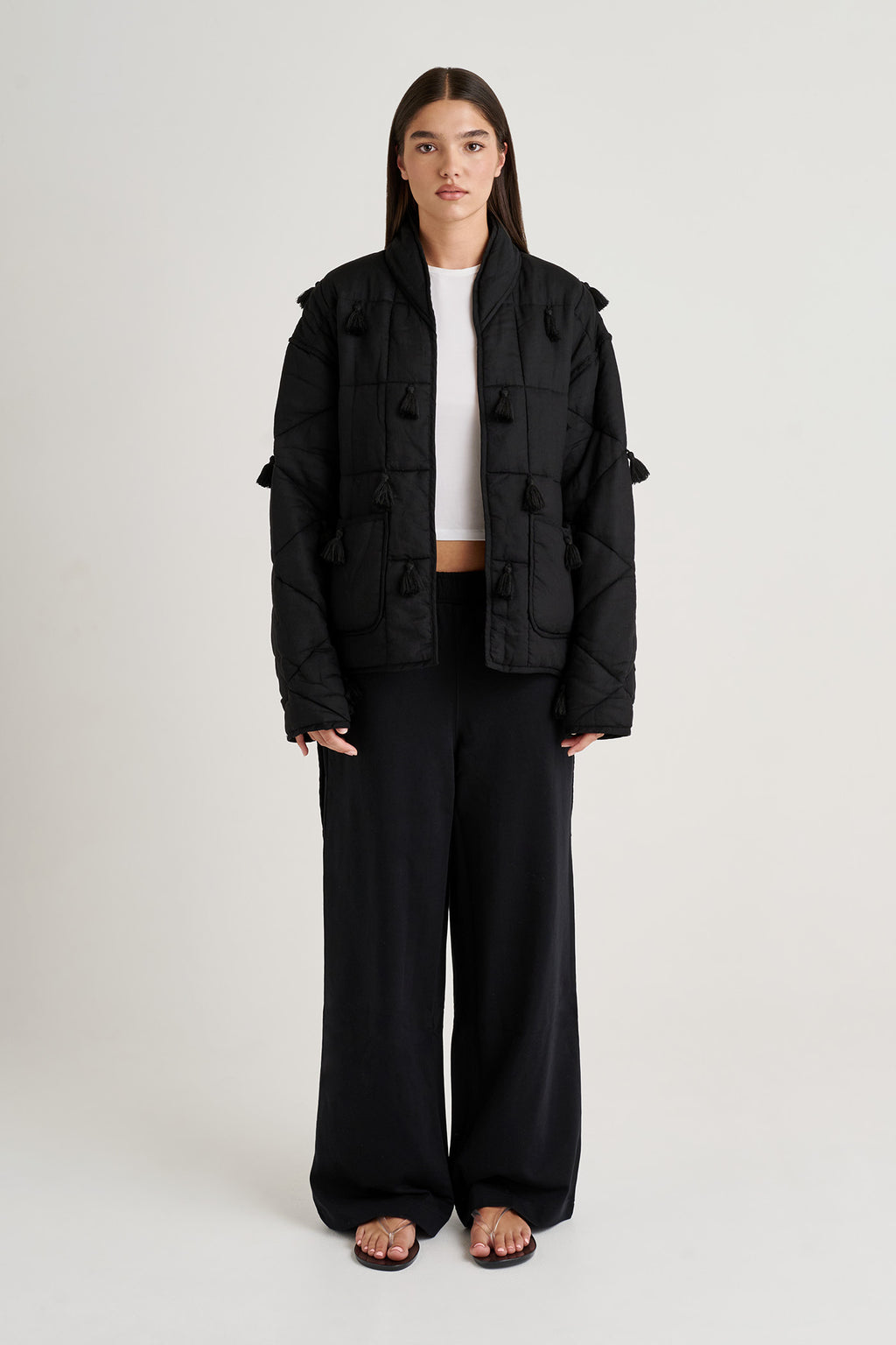 Dromen Tassel Quilted Jacket