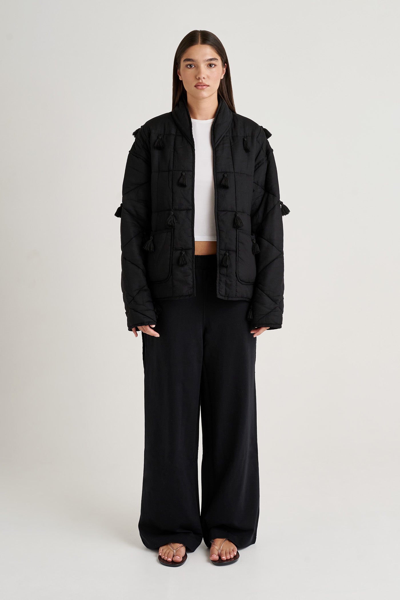 Dromen Tassel Quilted Jacket