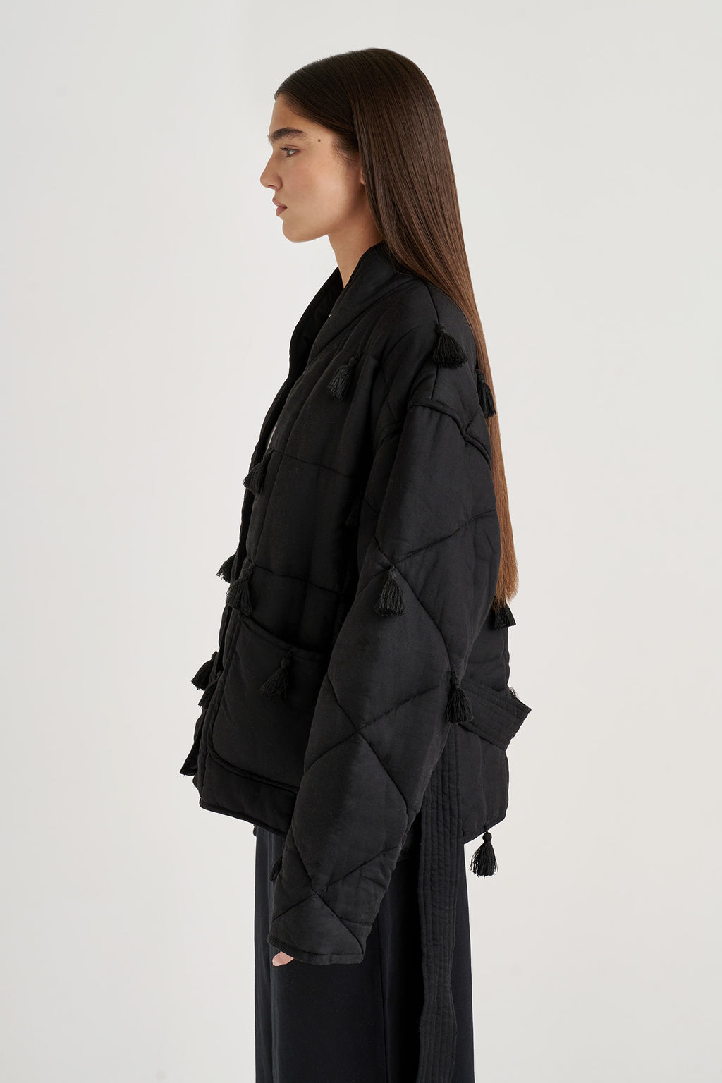 Dromen Tassel Quilted Jacket