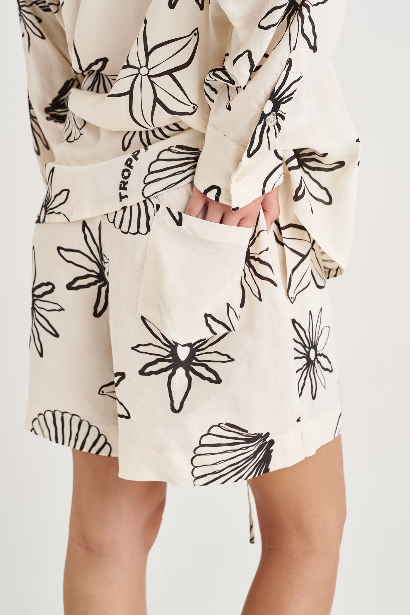 Sea Bloom Troppy Tie Shorts