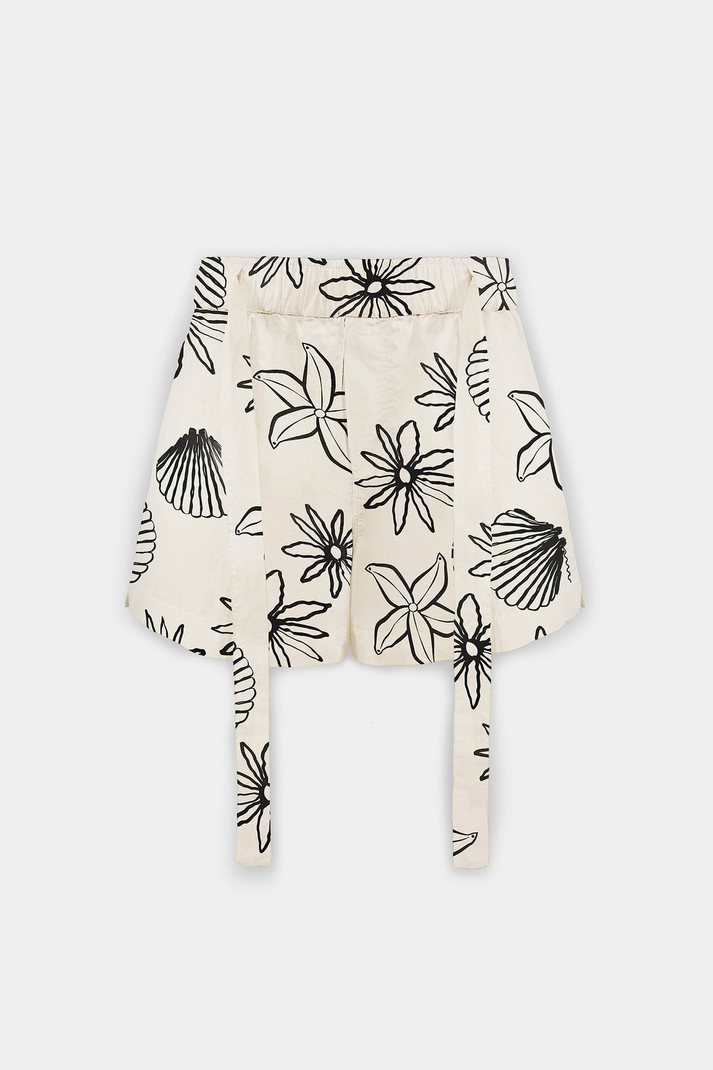 Sea Bloom Troppy Tie Shorts