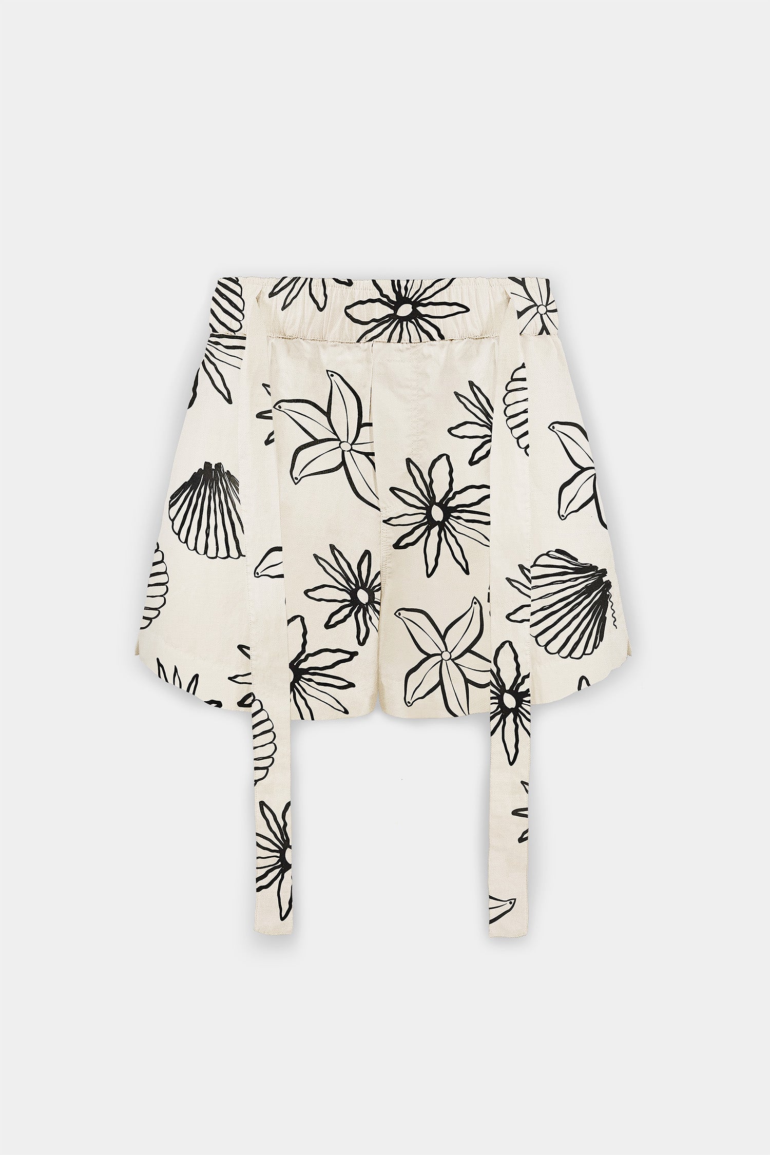 Sea Bloom Troppy Tie Shorts