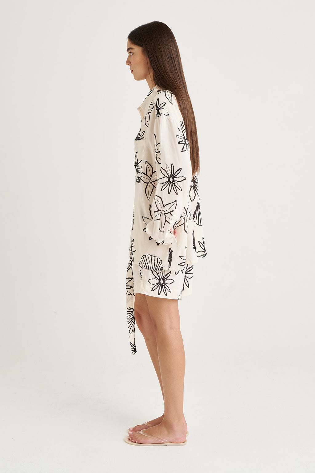 Sea Bloom Troppy Tie Shorts