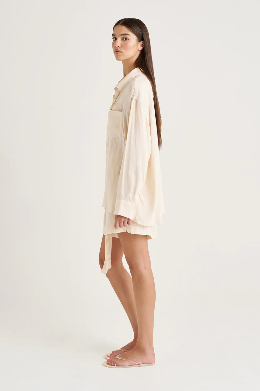 Oh So Essential LS Shirt Sand