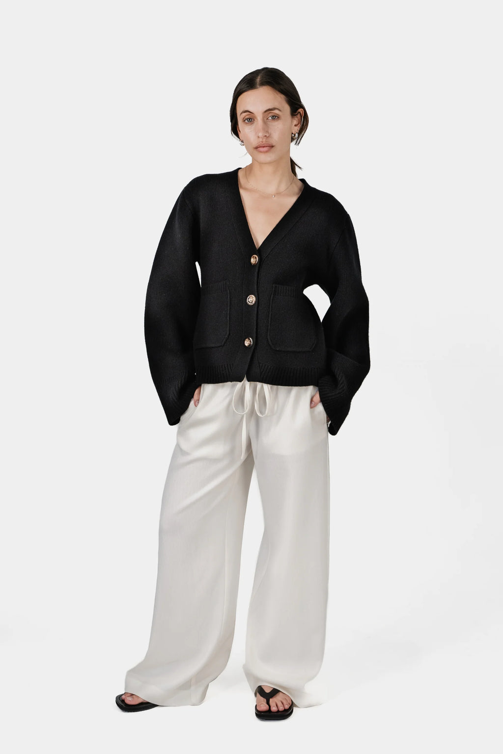 Oslo Cardigan Black