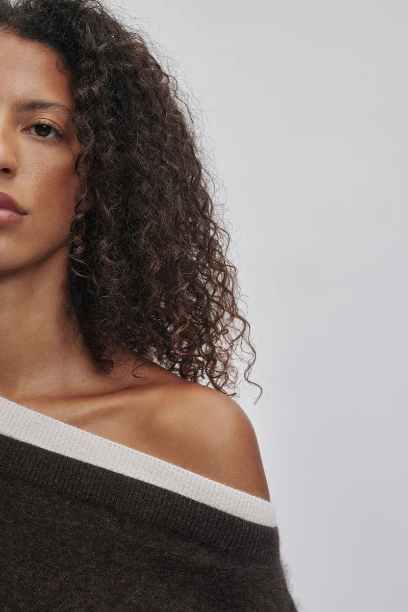 Elle Drop Shoulder Wool Jumper