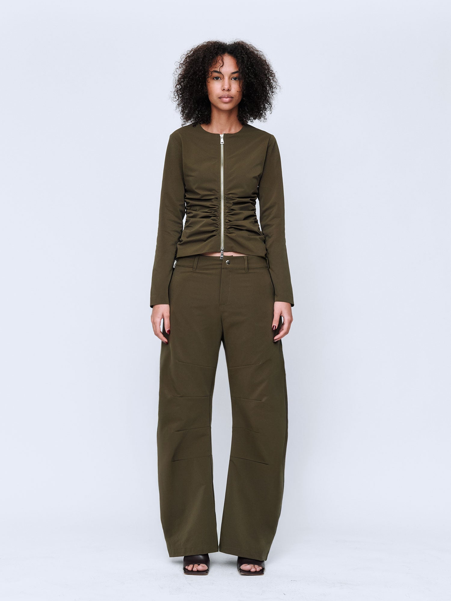 jent louis Thermal Zip Long Sleeve こた着用 High Collar Technical Long-Sleeved Ski Top - Ready-to-Wear