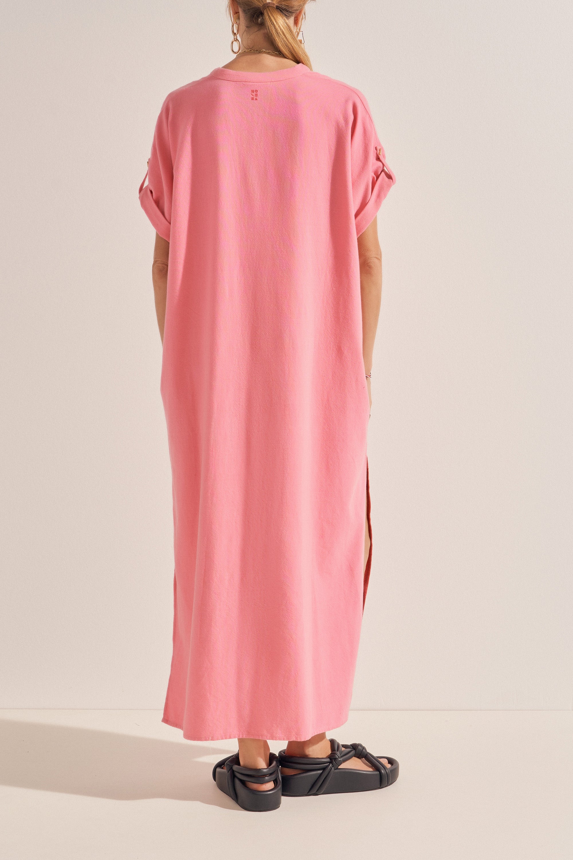 Castor Pink Broken Stripe Caftan