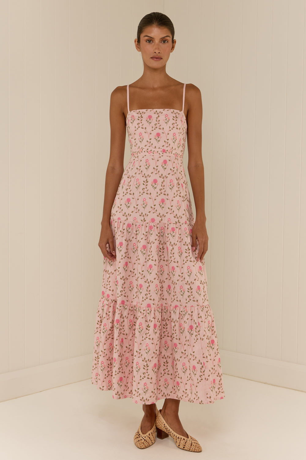 Kira Maxi Dress Luxembourg Tile