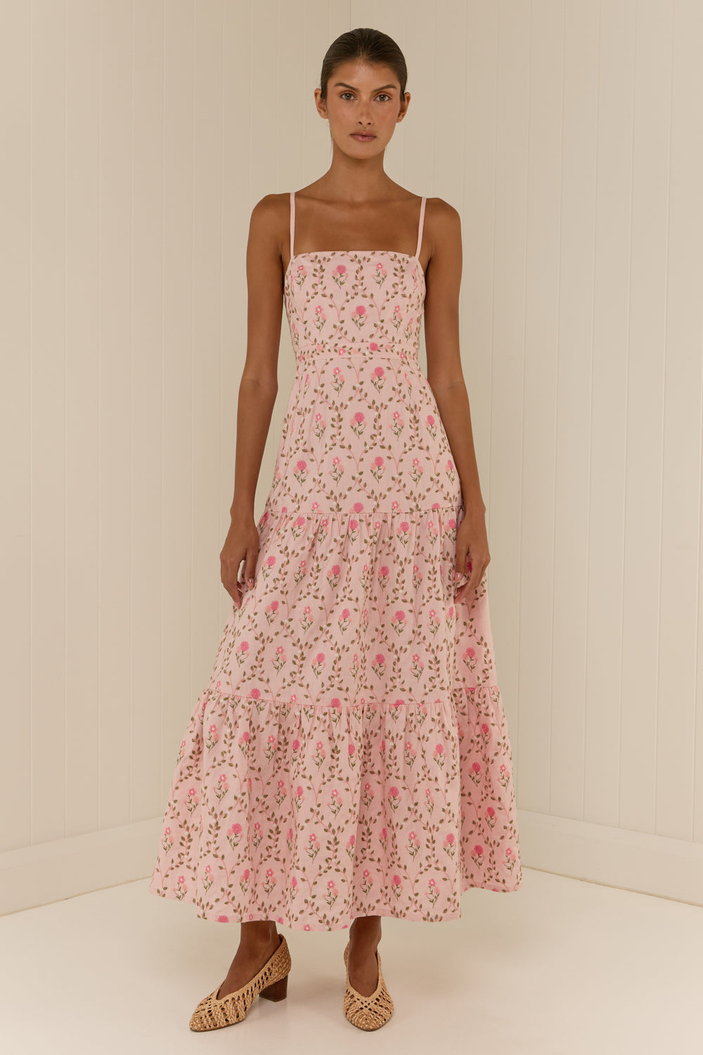 Kira Maxi Dress Luxembourg Tile