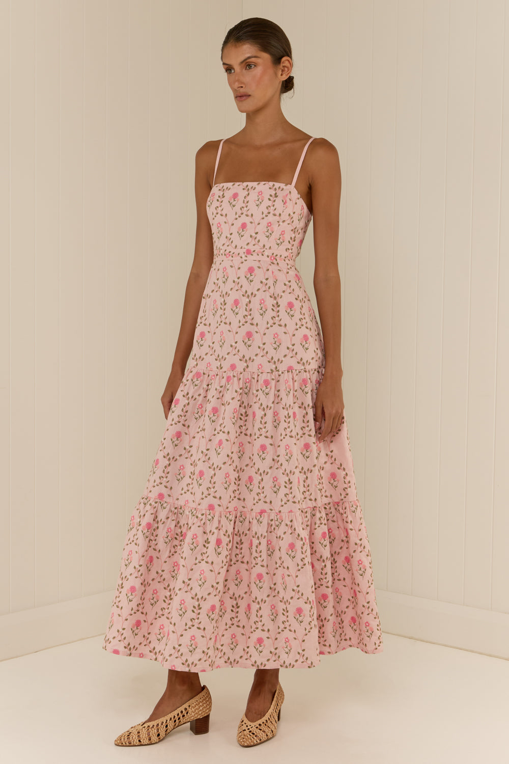 Kira Maxi Dress Luxembourg Tile
