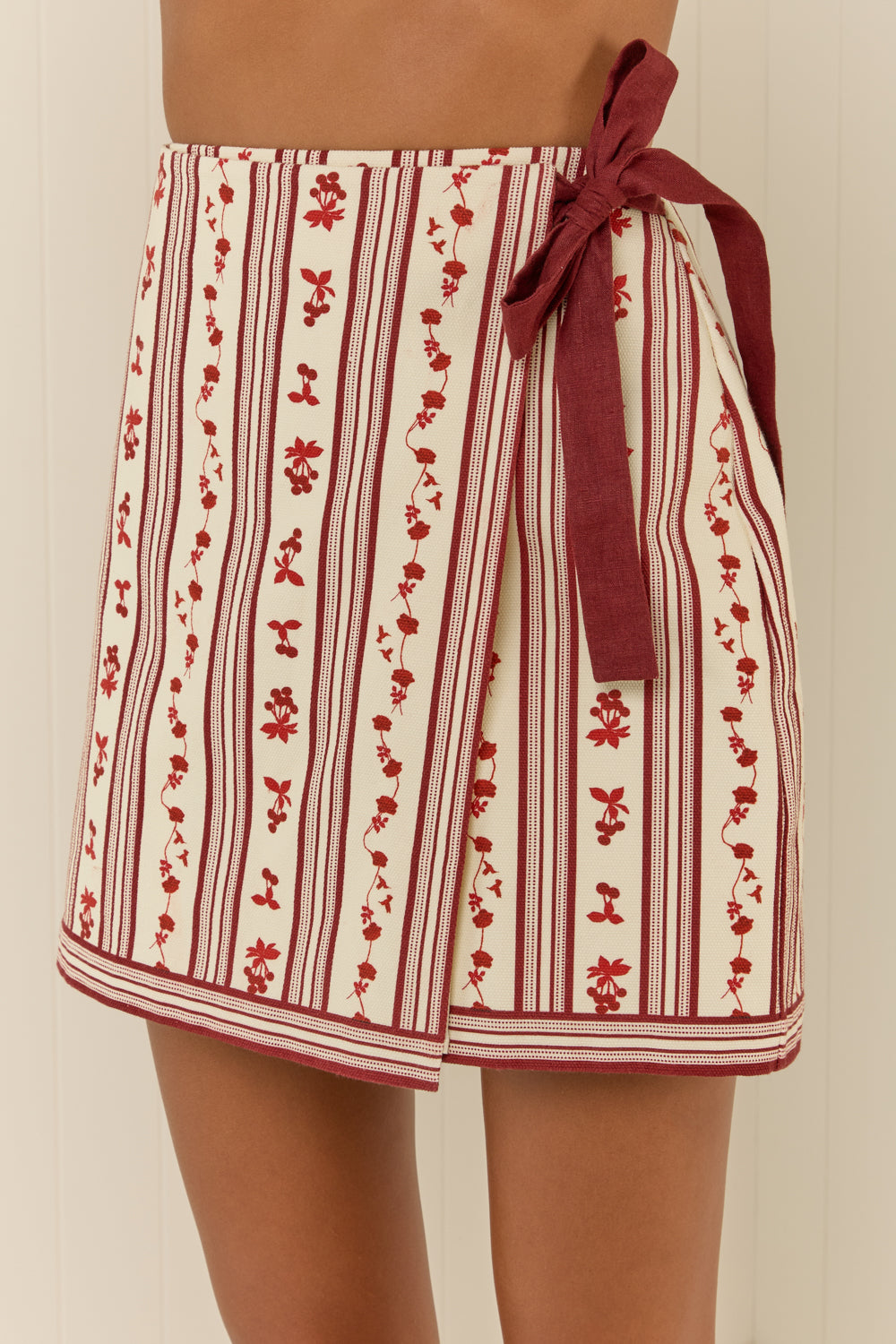 Rex Wrap Skirt Raye Fleur