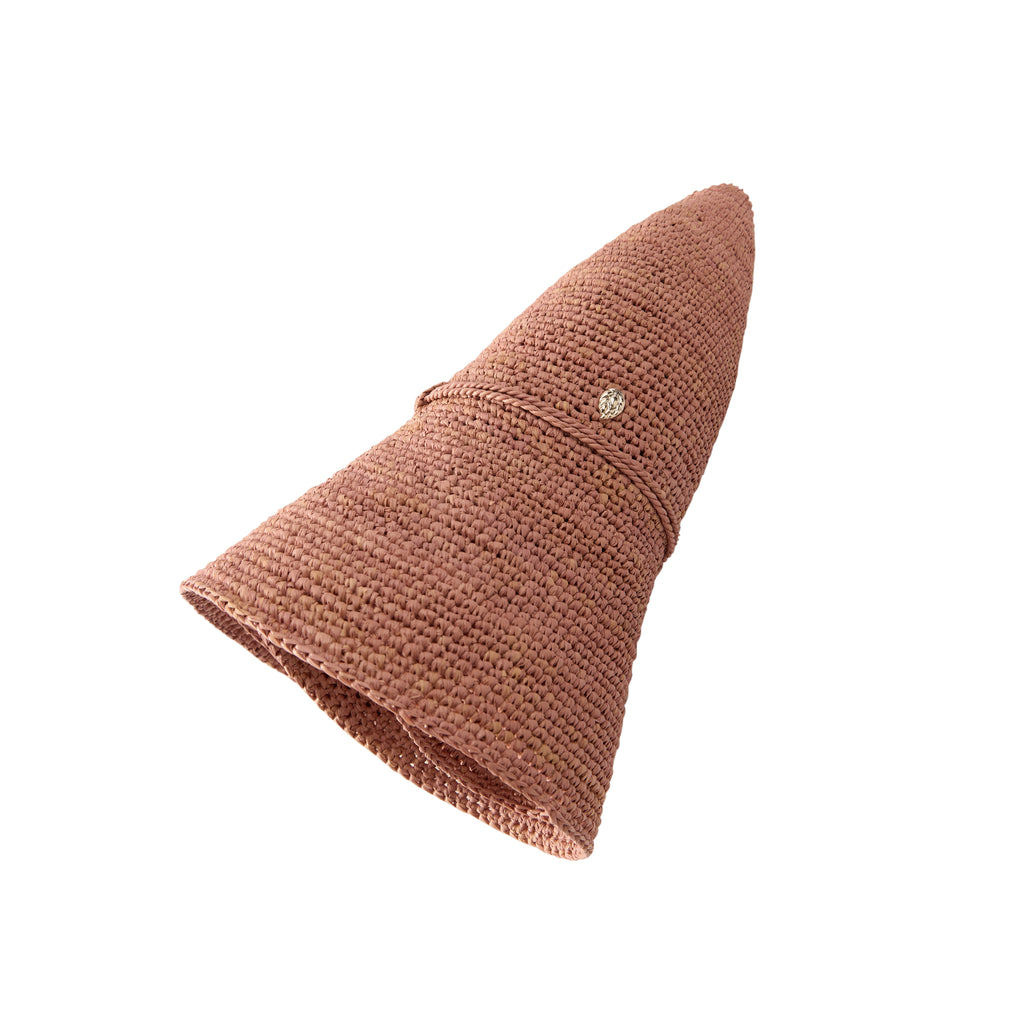 Provence 10 Raffia Crochet Hat Petal