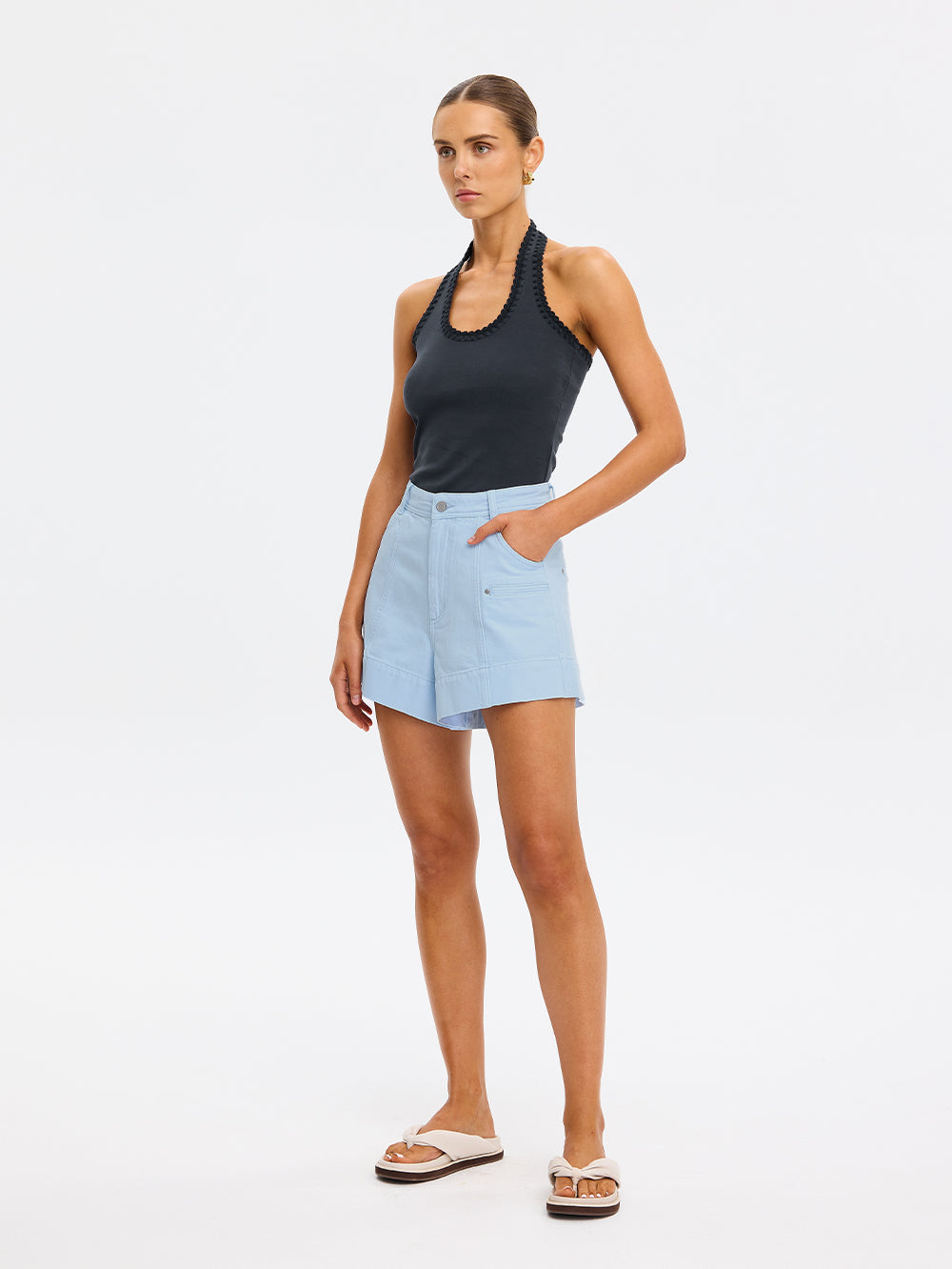 Rhea Halter Top