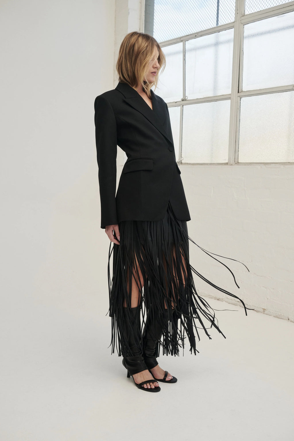 Taylor Faux Leather Skirt