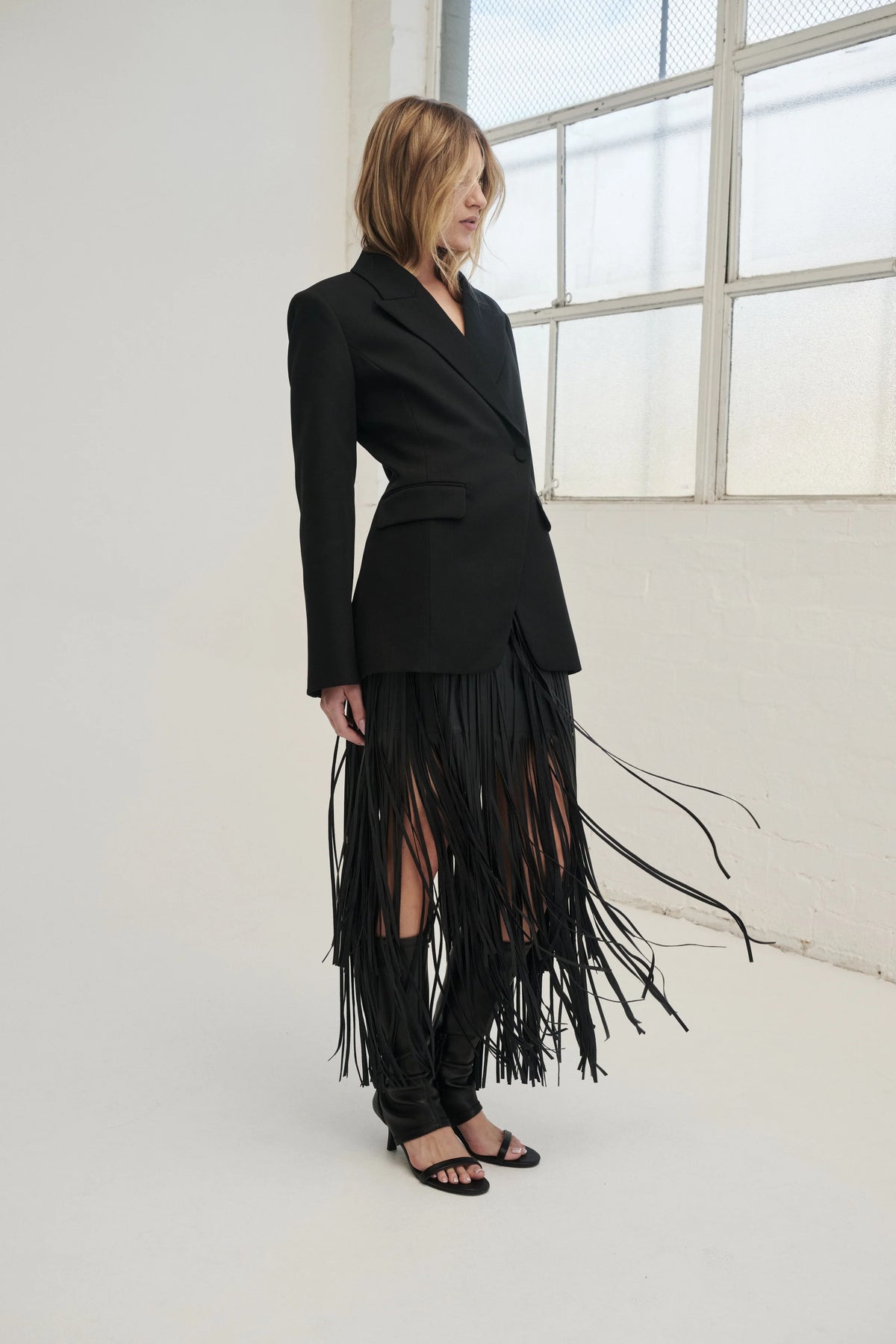 Taylor Faux Leather Skirt