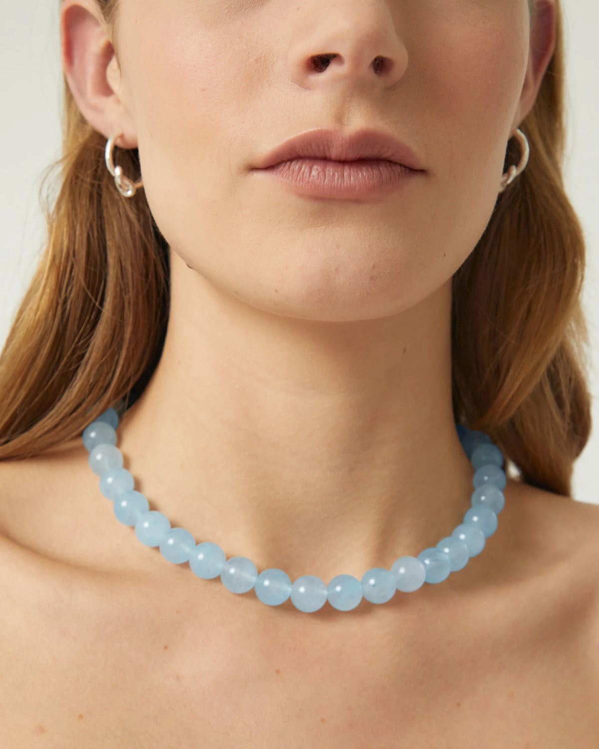 Santiago Choker Aquamarine