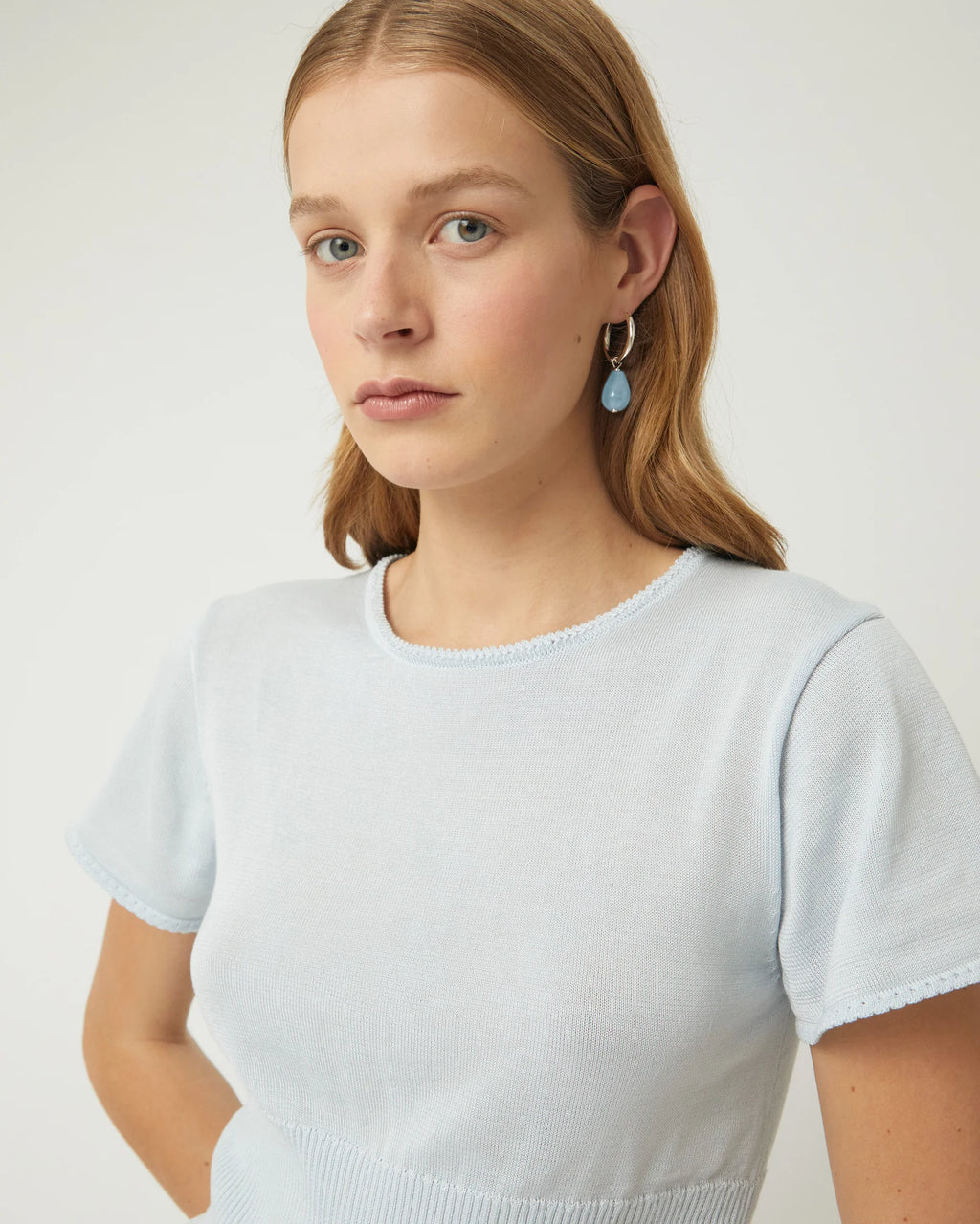 Santiago Drop Earrings Aquamarine