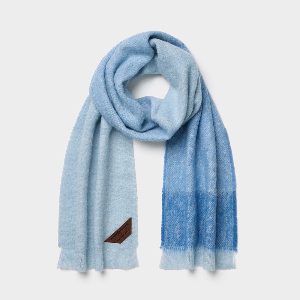 The Signal Scarf by Genevieve Smart | Frequency Blue
