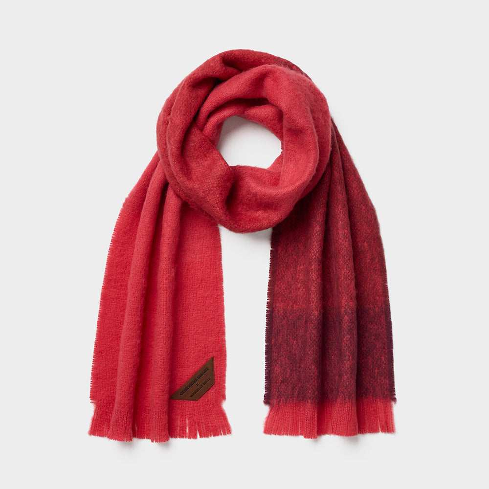 The Signal Scarf by Genevieve Smart | Voltage Red