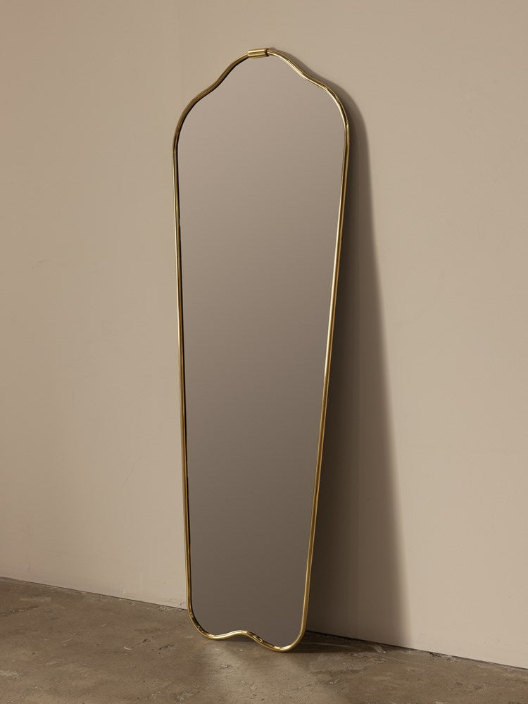 Senne Tall Mirror Brass