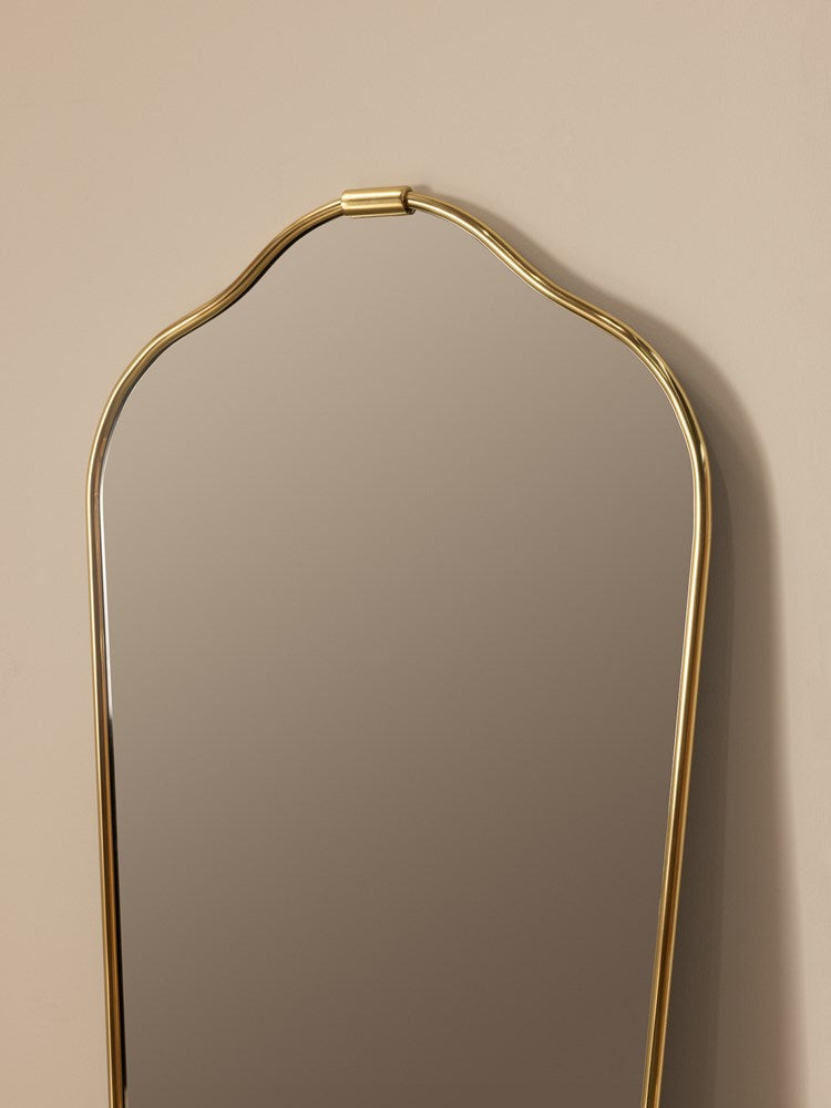 Senne Tall Mirror Brass