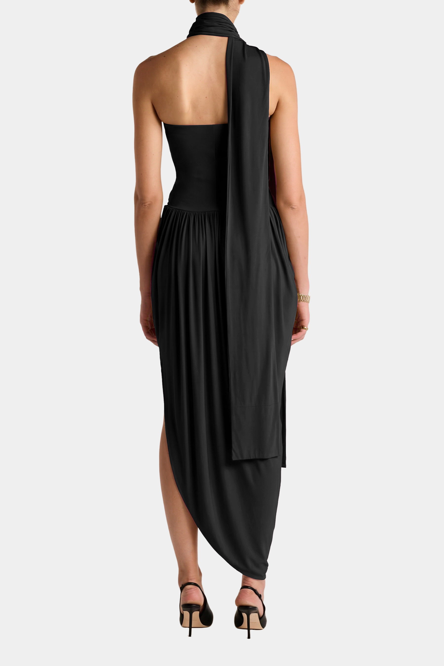 Solina Strapless Dress Black