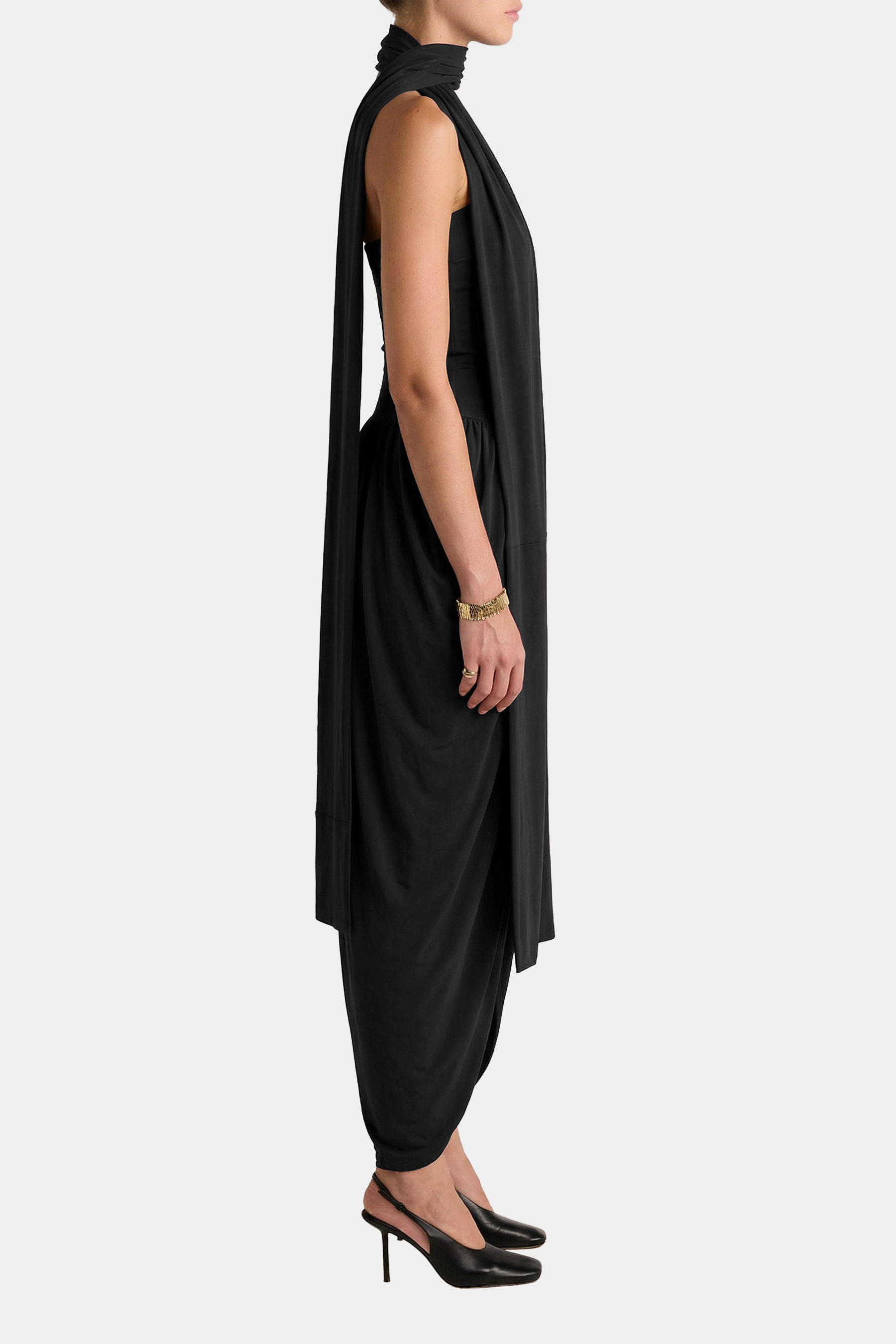Solina Strapless Dress Black