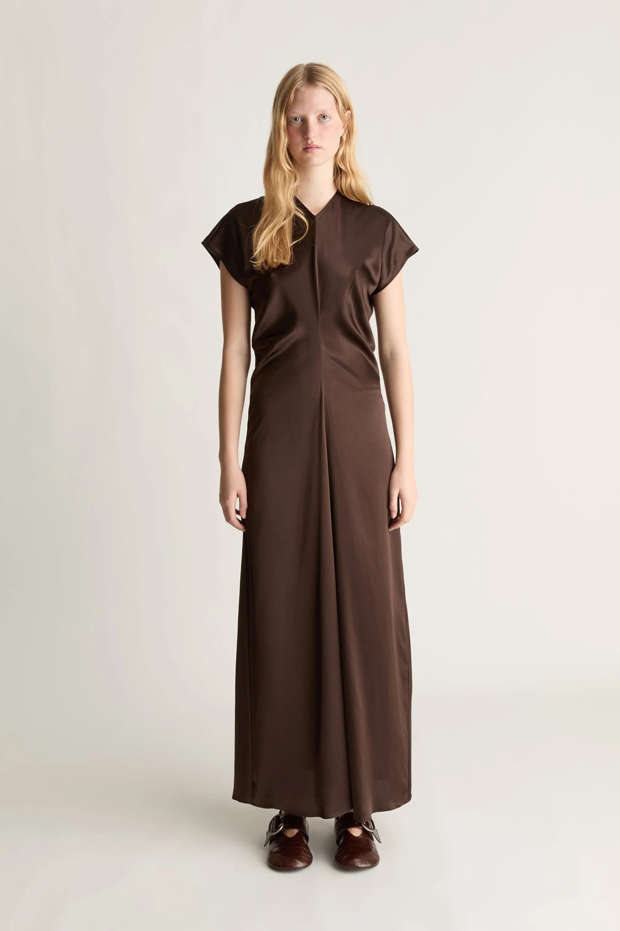 Stella Silk Satin Maxi Dress