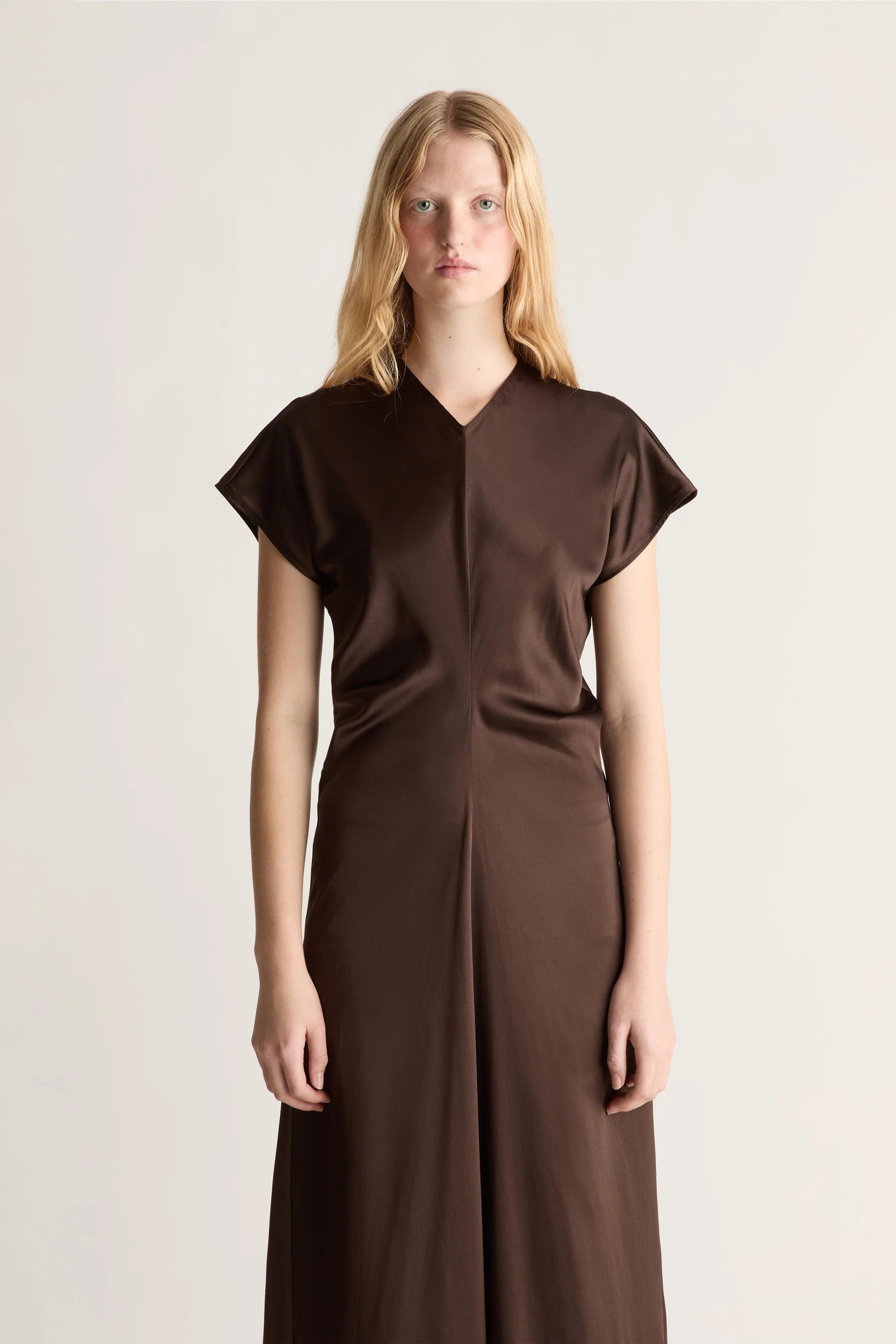 Stella Silk Satin Maxi Dress
