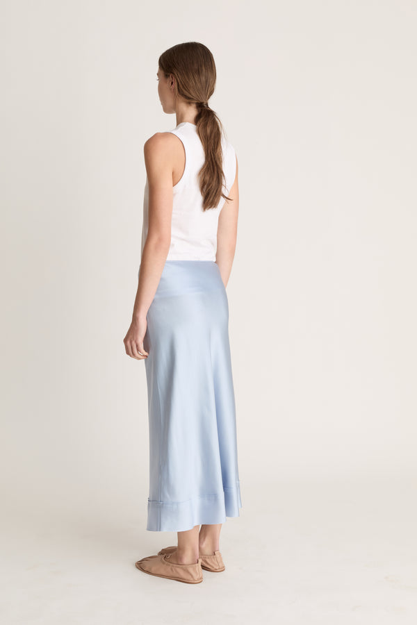 Stella Silk Satin Skirt