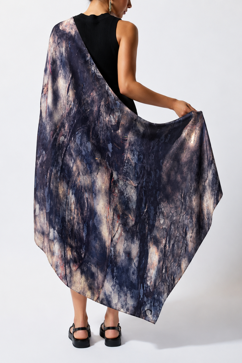 Stoney Bark Silk Scarf