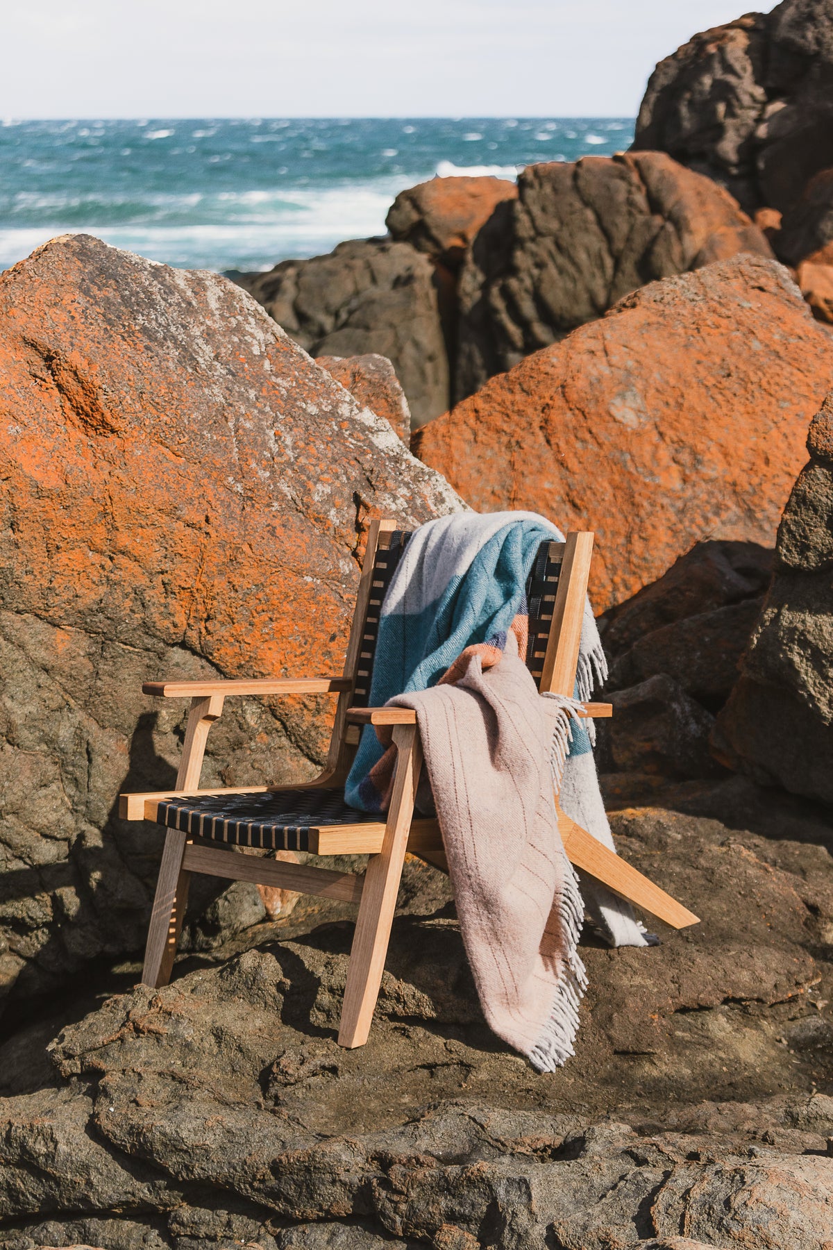 Terrain Throw Blanket | Bay of Fires