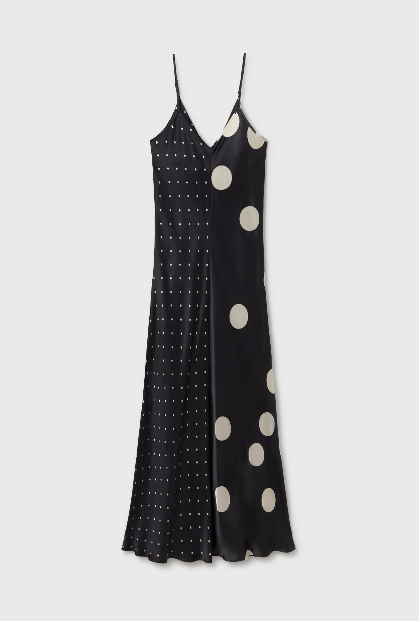 silk laundry two tone dress Two-Tone Dress Hazelnut/Black