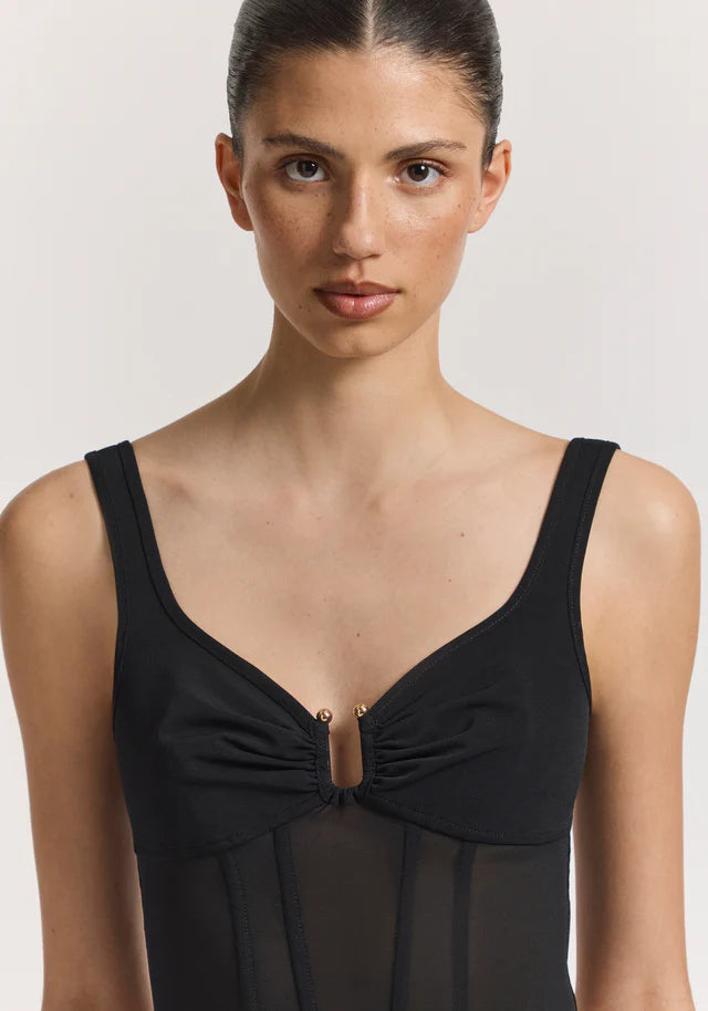 Spellbound Bustier Black