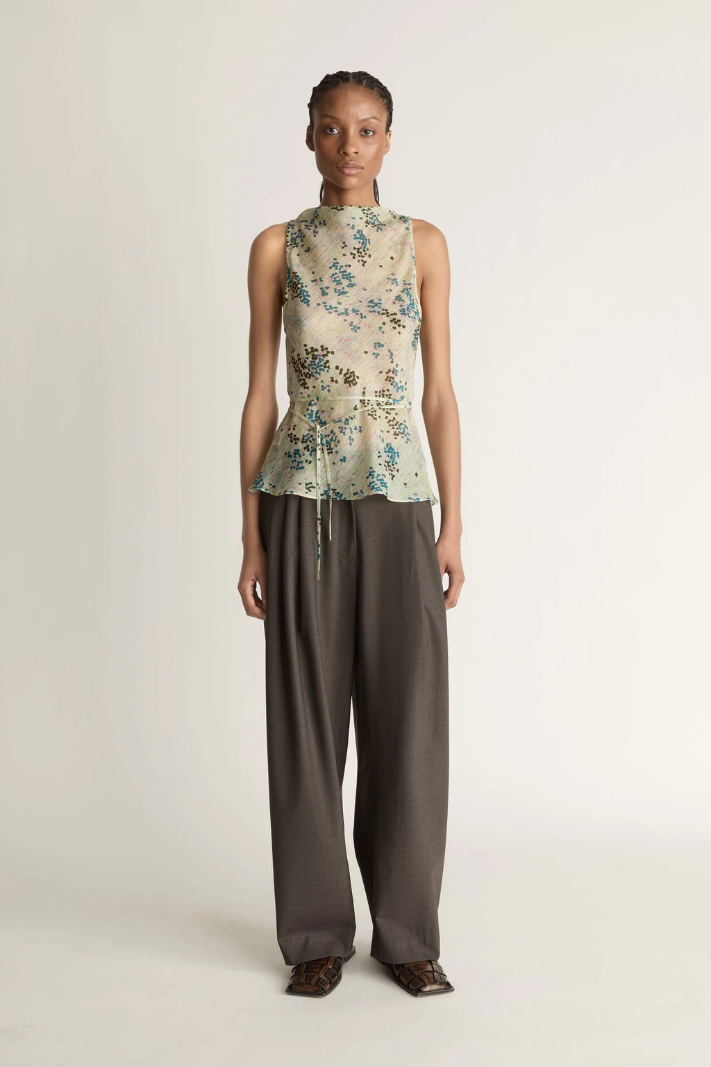 Willow Silk Bias Top