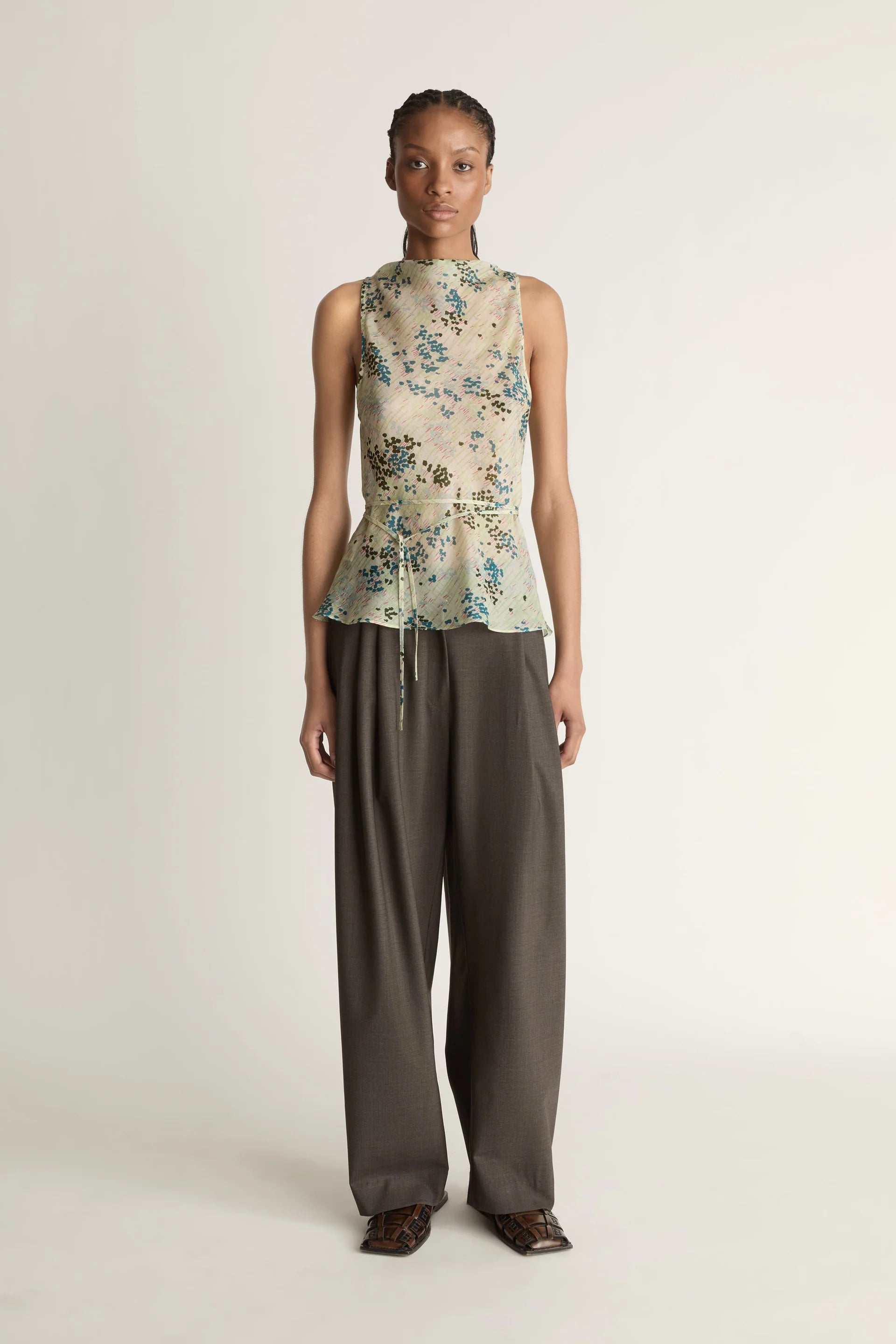 Willow Silk Bias Top